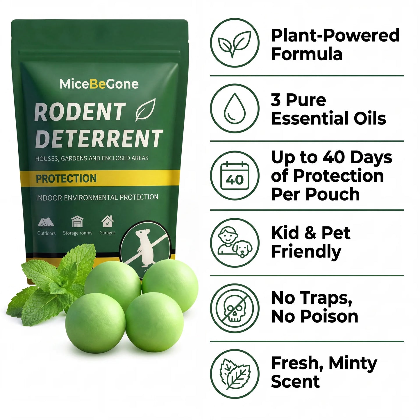 Natural Rodent Repellent